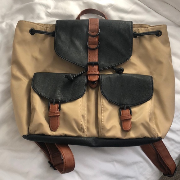 steve madden benny clear backpack